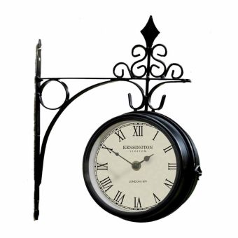Gardman Kensington Station Clock - Black Finish