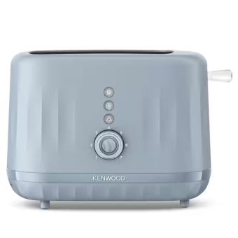 Kenwood Ripple Storm Blue 2 Slice Toaster TCP06.000GY with 7 Browning Settings and Defrost Function