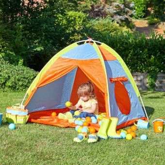 Kids Pop-Up Play Tent with 100 Soft Play Balls – Indoor and Outdoor Playhouse for Toddlers and Children