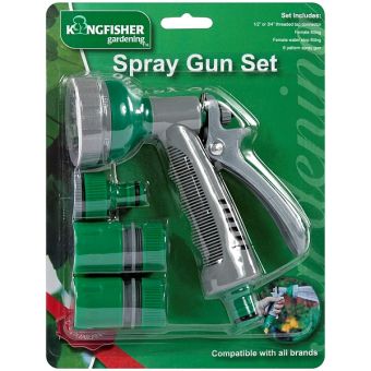Kingfisher Garden Hose Spray Gun Set
