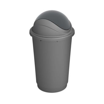 KIS Bullet Pivot Swing Bin 60L Grey
