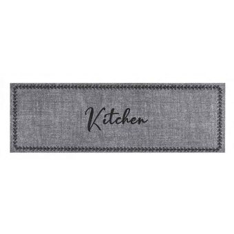Grey Kitchen Runner - 50 x 150cm