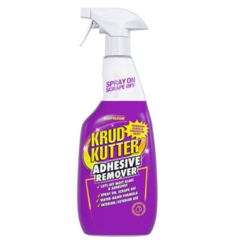 Krud Kutter Adhesive Remover 750ml – Water-Based Glue and Mastic Cleaner for Hard Surfaces