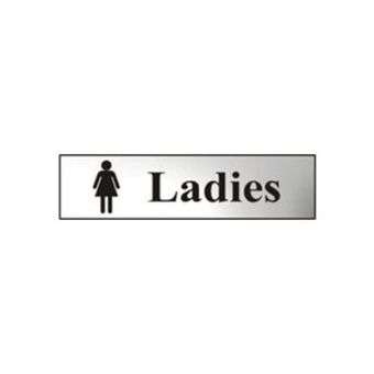 Ladies Sign - Chrome