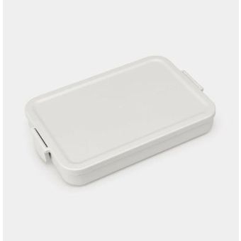 Make & Take Large Flat Lunch Box - Light Grey