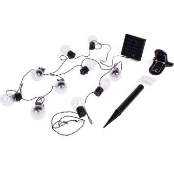 LED Light String 6m IP44 Solar 1000mAh