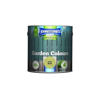 Johnstones Woodcare Garden Colours Paint - Lime Burst 1L