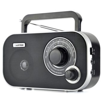 Lloytron Calypso 2 Band Portable AM/FM Radio with AC/DC Power – Compact, Classic and Reliable Audio Anywhere