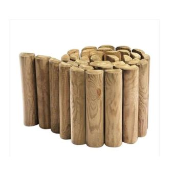 Log Roll Edging I 8" x 1.8m I Natural