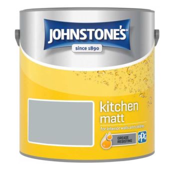 Johnstones Kitchen Matt Paint - Manhattan Grey 2.5L