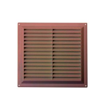 Map Brown Plastic Vent Louvre 9" x 9"