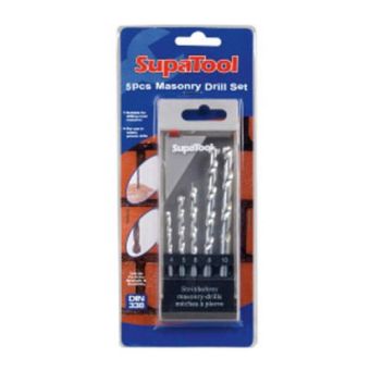 SupaTool Masonry Drill Bits 5 Piece