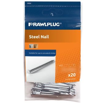 Rawlplug Masonry Nails - 3.0 x 40mm (Pack of 20)