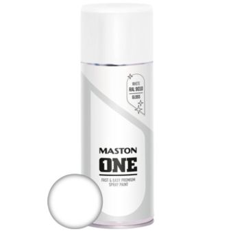 Maston One Spray Paint - Gloss White 400ml