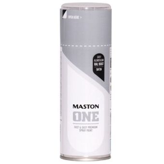 Maston One Spray Paint - Satin Grey Aluminium