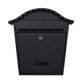 Traditional Post Box - Black
