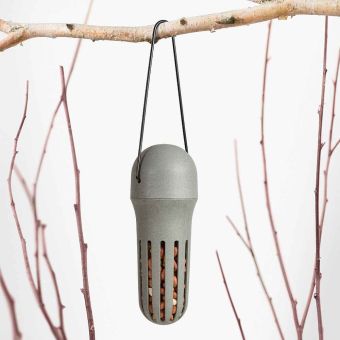 Singing Friend Max Bird Feeder Recycled Grey