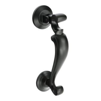 Profile Doctor Door Knocker (190mm x 49mm) - Matt Black