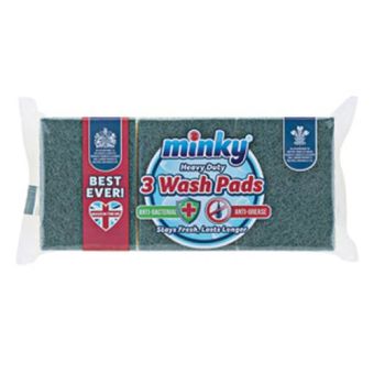 Minky Ultra Power Scourers - Pack of 3