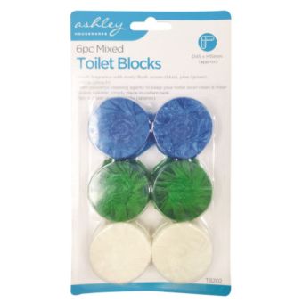 Mixed Toilet Blocks - 6 pieces