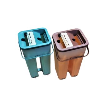 Mop Bucket with Wringer for Flat Mops