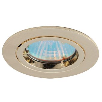 MR16 / GU10 50W Die-Cast Downlight 50W MR16 or GU10 - Brass Finish