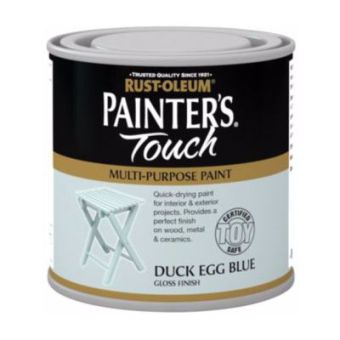 Rust-Oleum Painter's Touch Interior & Exterior Duck Egg Blue Multi-Purpose Paint 250ml