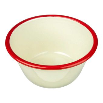 Nimbus White / Red Pudding Bowl - 12cm