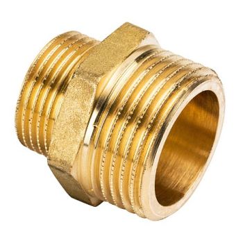 Brass Nipple - 1" x 3/4"
