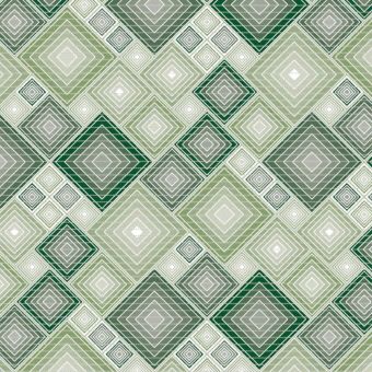 Non-Slip Green Square Tiles Floor Matting - Price per Metre