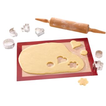 NoStik BBB 650 Silicone Baking Mat 30x40cm I Reusable Non-Stick Oven Sheet Double-Sided