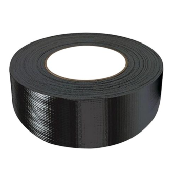 NTS Black PVC Duct Tape I Multi-Purpose Adhesive for Sealing and Repairs - 48mm x 10m