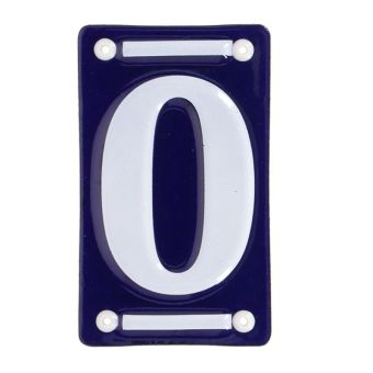 Enamel Nouse Number - 0 (ZERO)