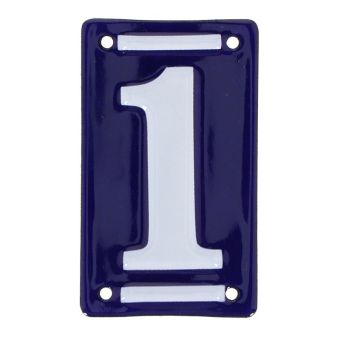Enamel House Number - 1