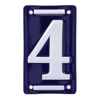Enamel Nouse Number - 4