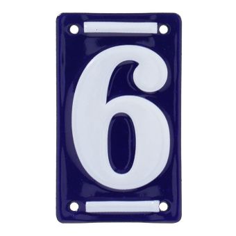 Enamel Nouse Number - 6