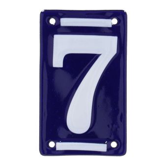Enamel Nouse Number - 7
