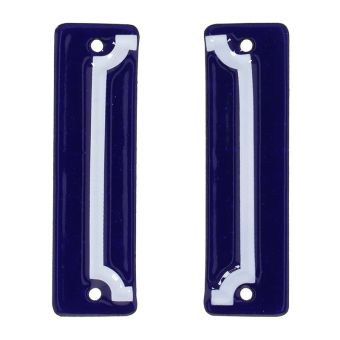 Enamel house number frame set