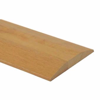 Pre-Finished Solid Oak Saddle Board 138mm x 18mm - 1m