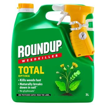 Roundup Total Optima Weedkiller Ready to Use - 3L