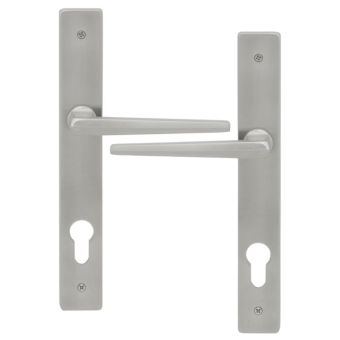 Oslo Lever Door Handle 70mm – Modern Silver Finish with Spindle and Fixings