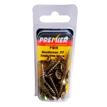 Premier ZYP Wood Screws - 5mm x 25mm - Pack of 25