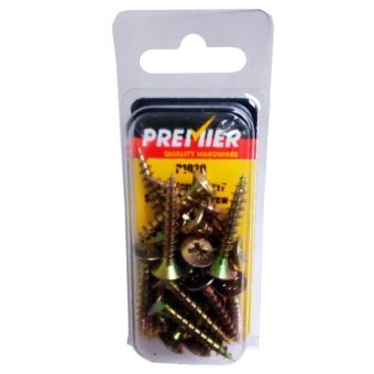 Premier ZYP Wood Screws - 5mm x 30mm - Pack of 20