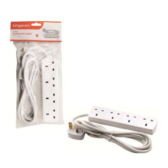Kingavon 4-Way 2m Extension Lead