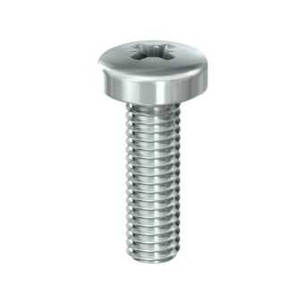Timco Zinc Pan Head M4 x 25 Machine Screws - Pack Of 30