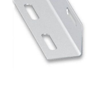 Galvanised Steel Perforated Corner Profile - 27mm x 27mm x 1m