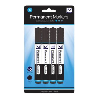 Anker Permanent Markers - Pack of 4