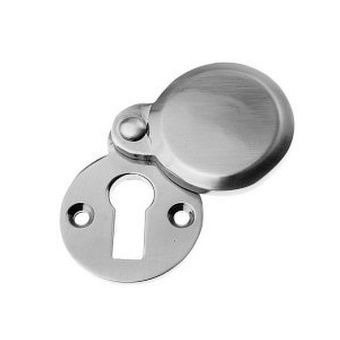 Pewter Heavy Duty Covered Escutcheon - 42mm x 33mm