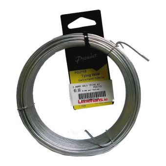 Premier Galvanised 1/2 Kilo Tying Wire - 2mm x 20m