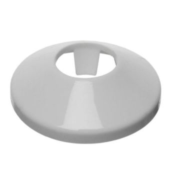 Pipe Collars White - 22mm